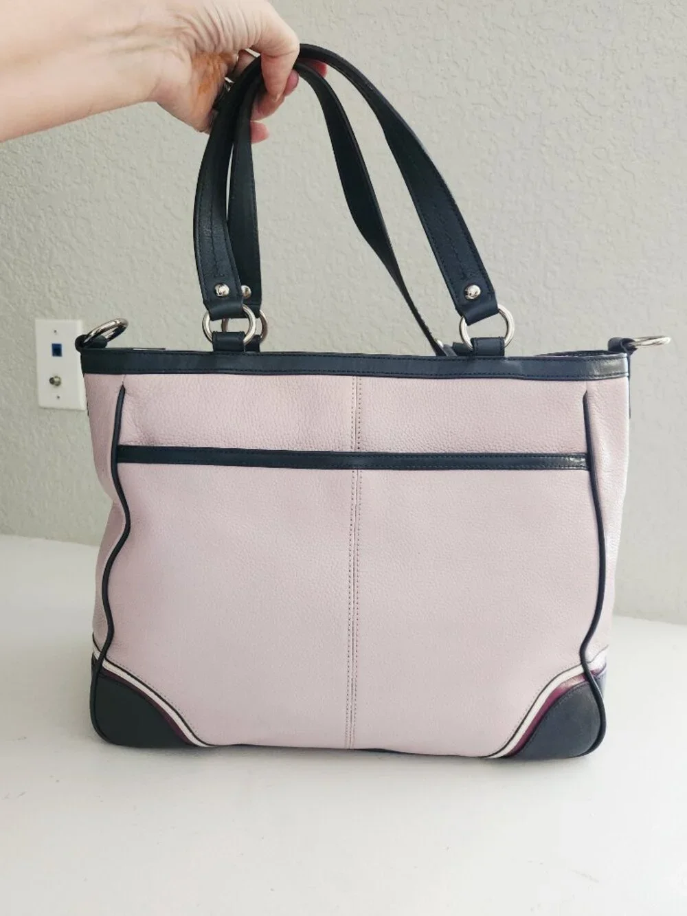 Euc Coach Laura Y2k Leather Spectator Shoulder Bag Purse